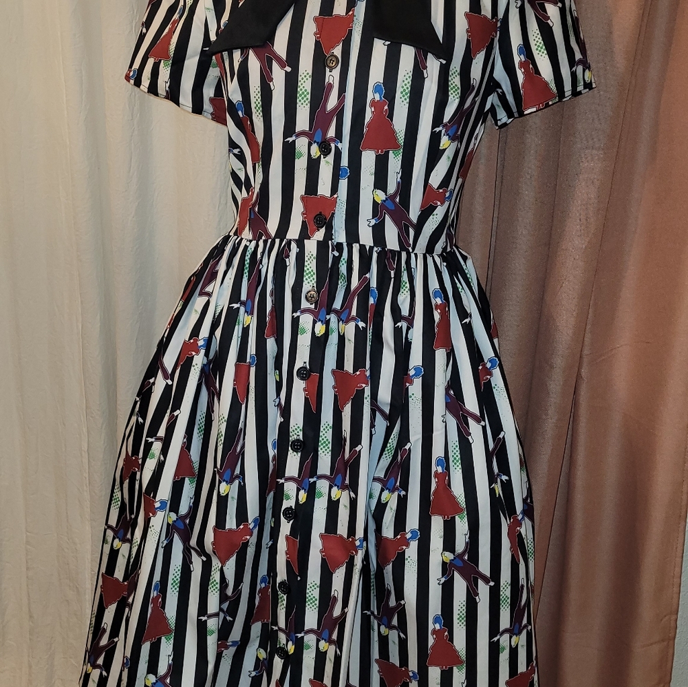 Beetlejuice Wedding Nightmare Cora Swing Dress - Picture 2 of 11
